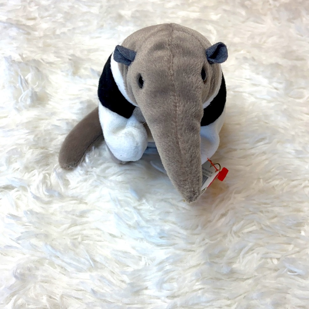 Ty Beanie Baby Ants Anteater Stuffed Animal - Picture 3 of 8